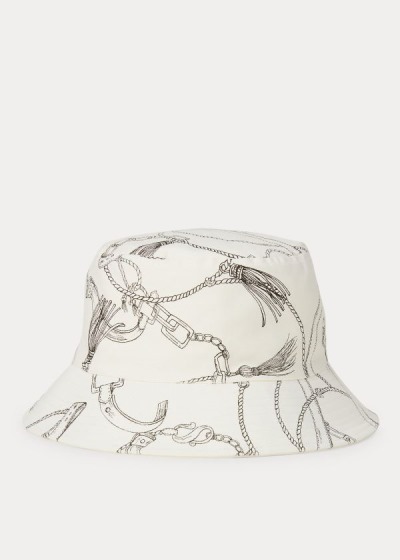 Sombreros Ralph Lauren Mujer Blancos / Creme - Reversible Rain - RQDEN6415